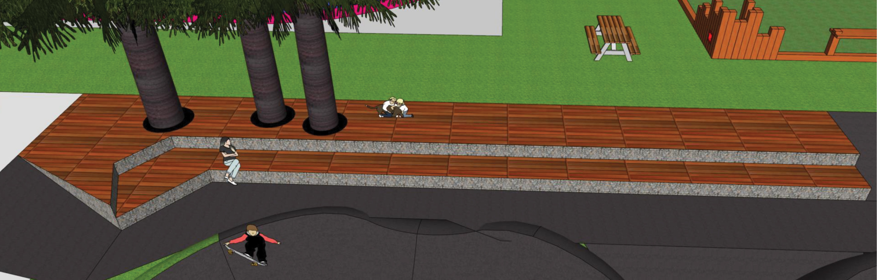 Projet Aménagement pumptrack estrade